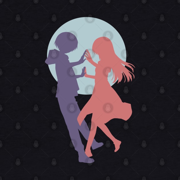 Tonikaku Kawaii or TONIKAWA : Over The Moon For You S 2 : 2nd Season Anime Key Visual in Awesome Silhouette Design by Animangapoi